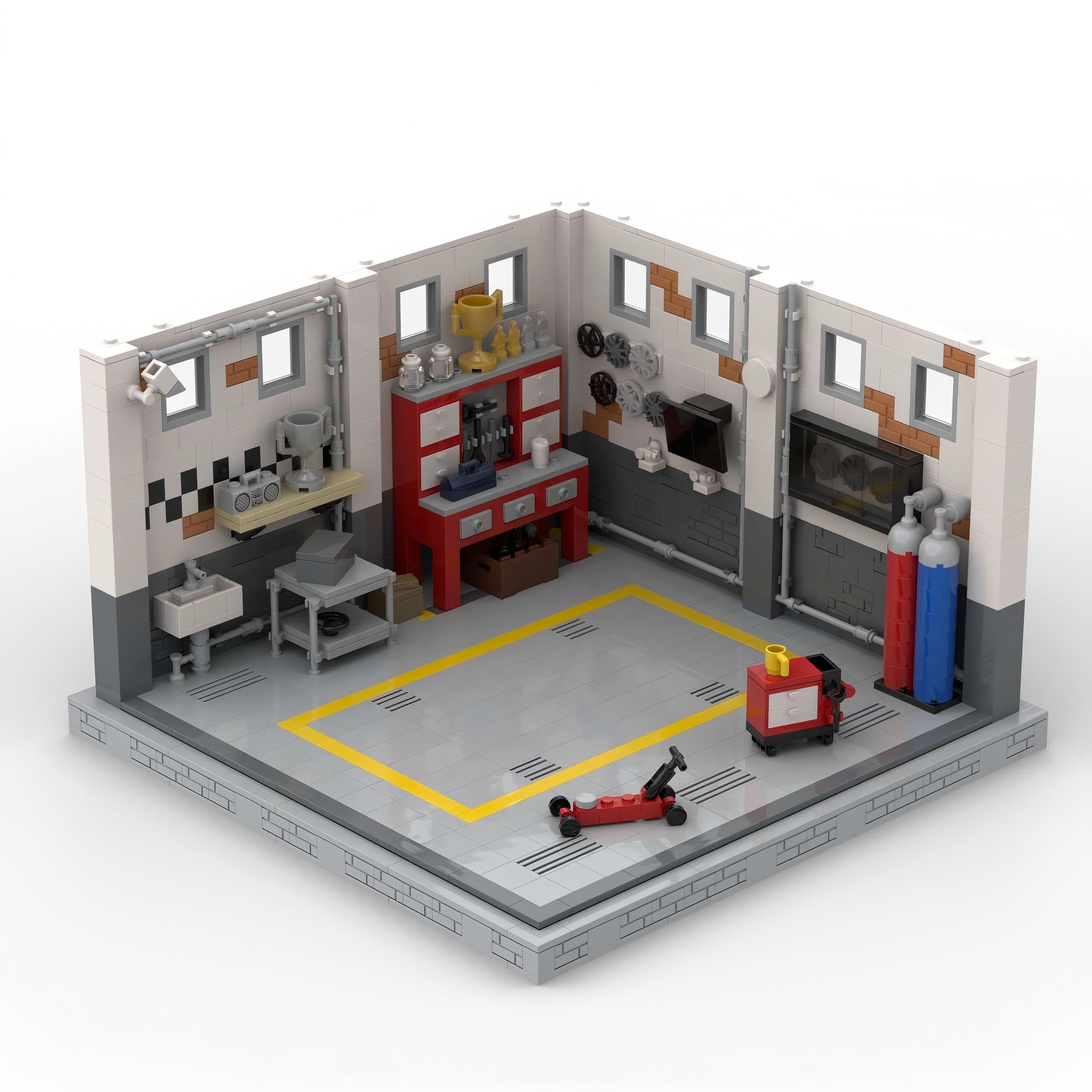 Stand pour voiture de course 2 places