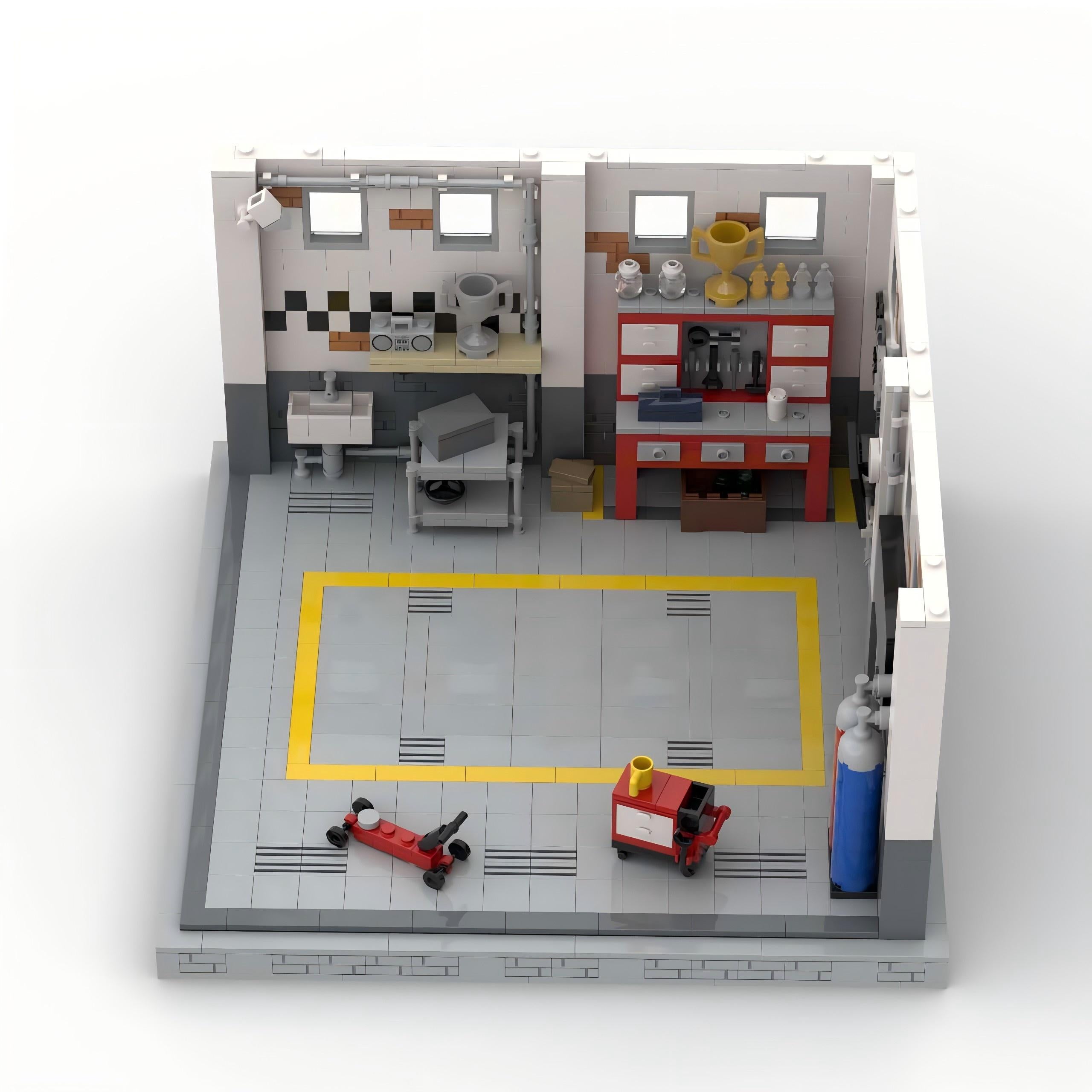 Stand pour voiture de course 2 places